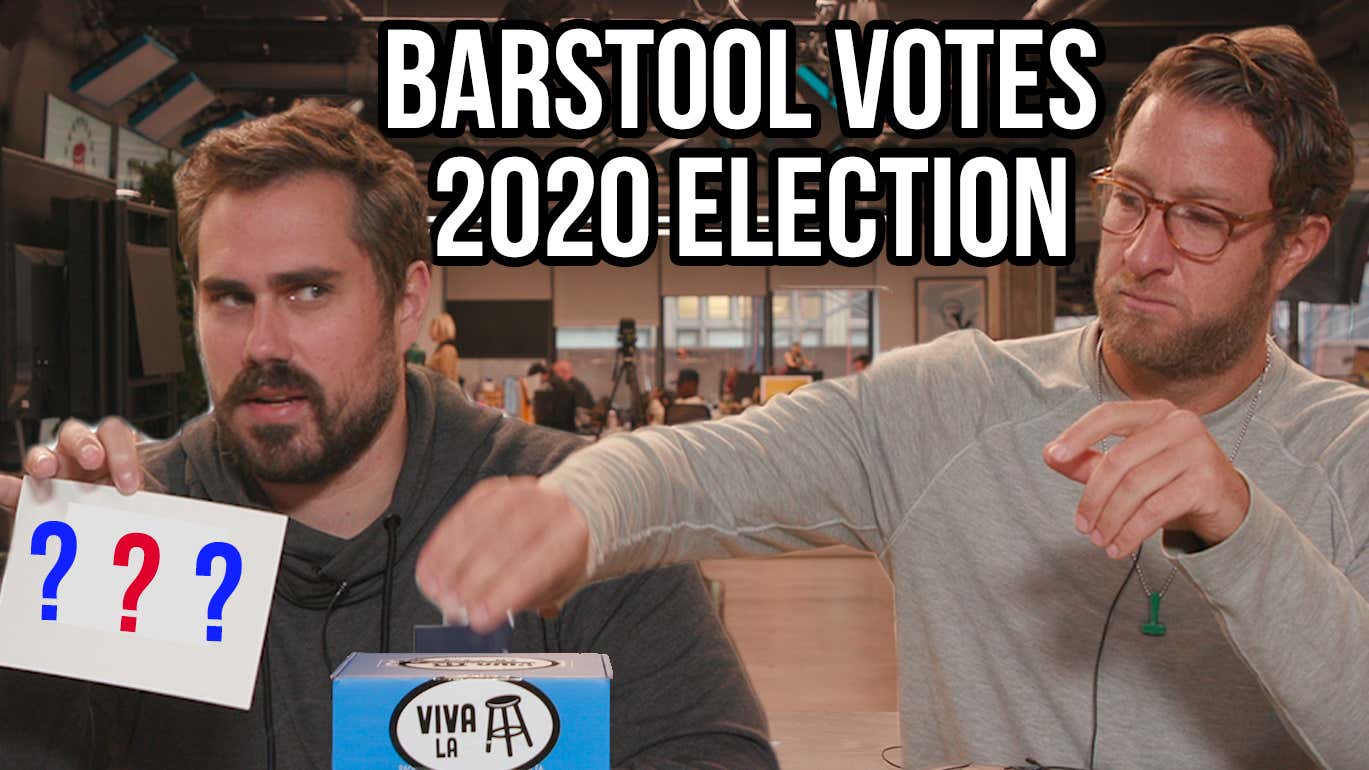 Barstool Votes For The President Of The United States ...