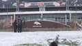 Nothing To See Here, Just A Dude Enjoying The First Snow Football Of The Season