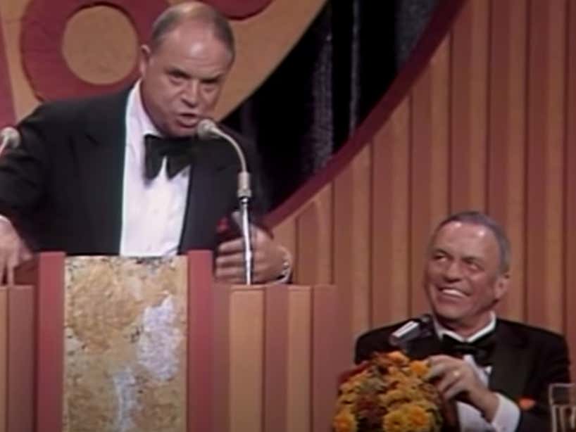 Wake Up With Don Rickles Killing At The Roast Of Frank Sinatra Barstool Sports