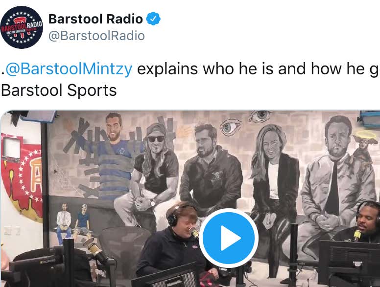 Ben Mintz Explains Who He Is And How He Got To Barstool Sports