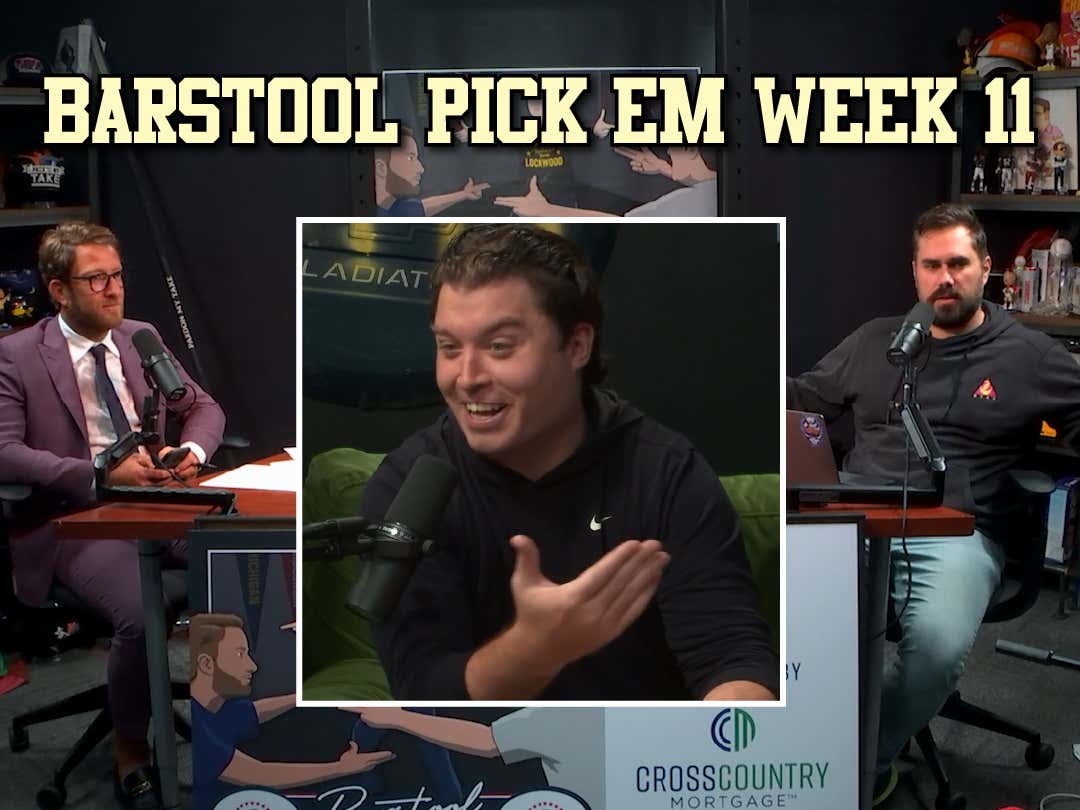 Week 11 Pick Em Results Barstool Bets