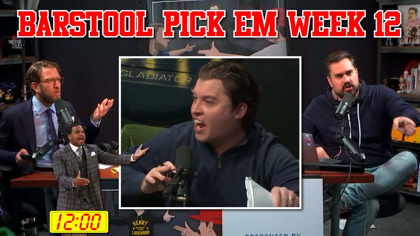 RICO BOSCO SHOWS UP LATE! - 2021 PICK EM WEEK 12