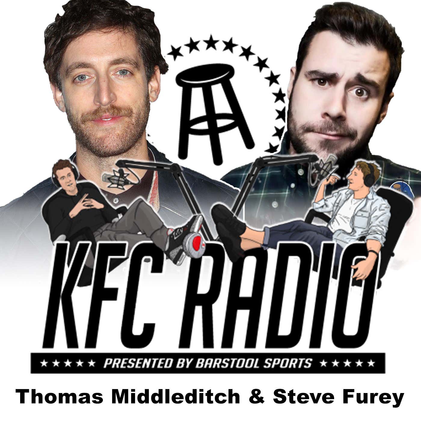 Thomas Middleditch, Steve Furey, and Feits Is Literally Carrying Around Garbage episode artwork