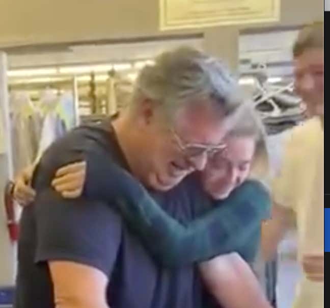 MUST WATCH - Pony Express Cleaners Tells Their Dad That The Barstool Fund Will Be There For Them.