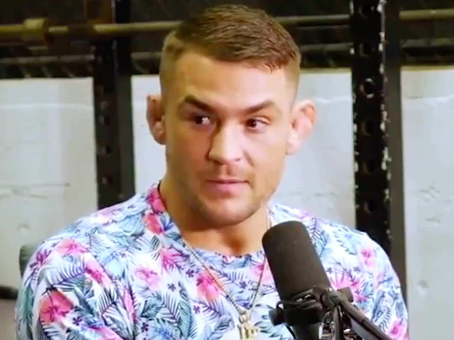 Theo Von Catches Dustin Poirier WAAAY Off Guard By Asking Him If He'd