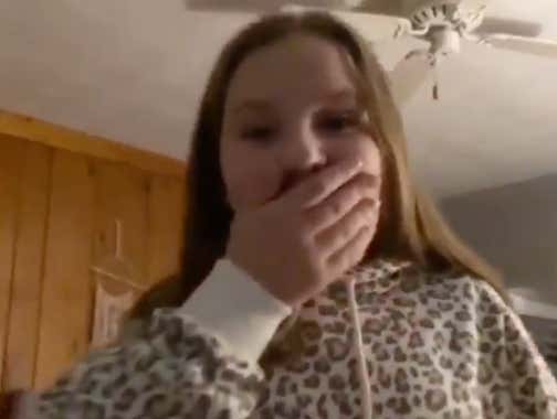 This Girl's Reaction To Her Bills Fan Dad Going CRAZY During Taron Johnson's Pick 6 Last Night Is The Purest Video On The Internet