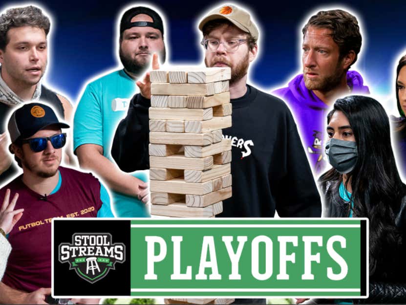 Dave Portnoy & Ria Face Off Vs 1 Jenga Team in Semi Final Matchup