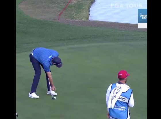 Mark Hubbard Just Pulled One Of The Most Preposterous Moves You'll Ever See On A Golf Course