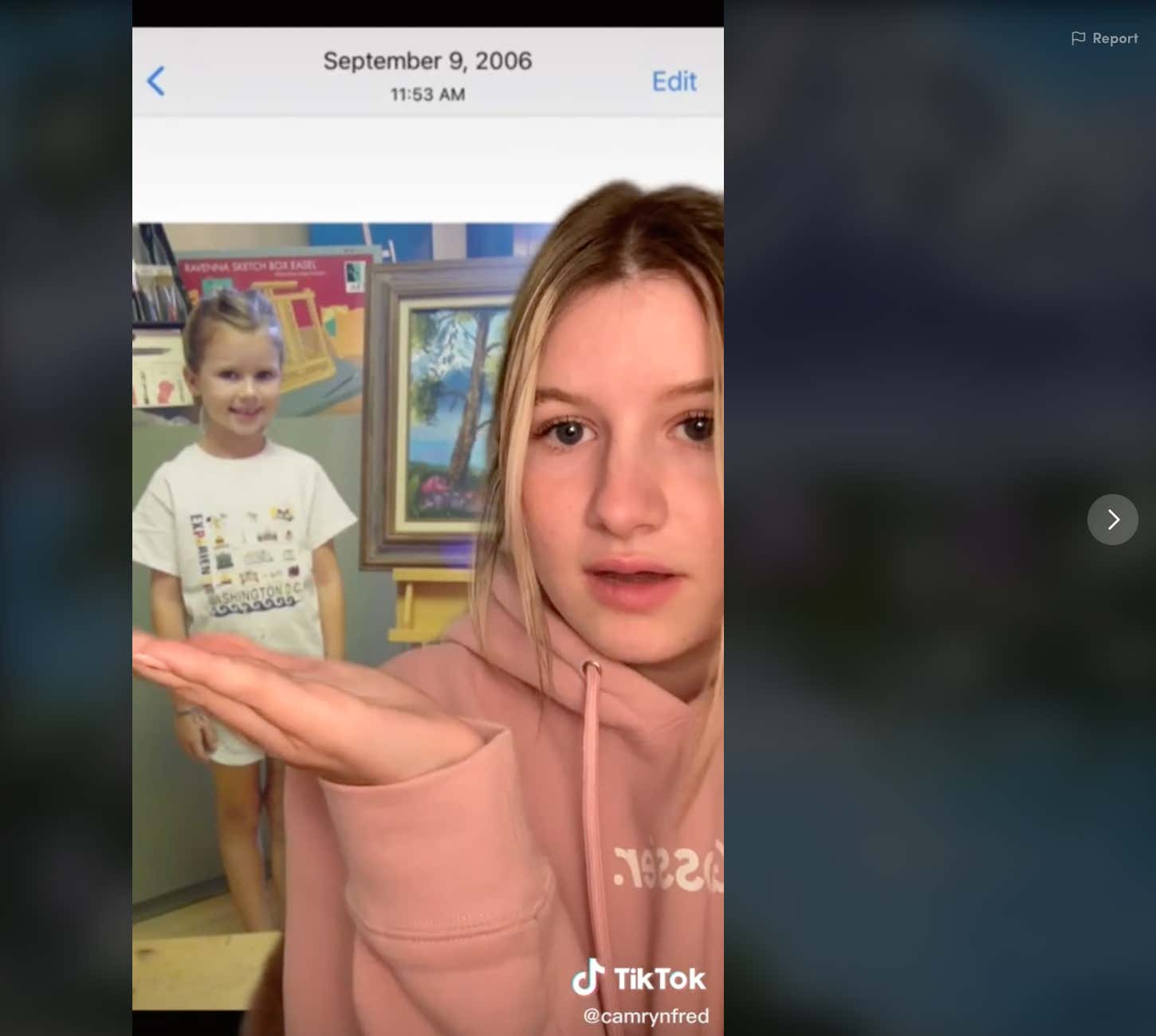 It Appears Kim Was Not Lying North Did Paint That Painting According To Tiktok User Who Came With Proof Barstool Sports