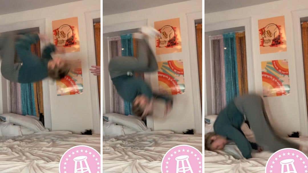 LEARNING HOW TO DO A BACKFLIP