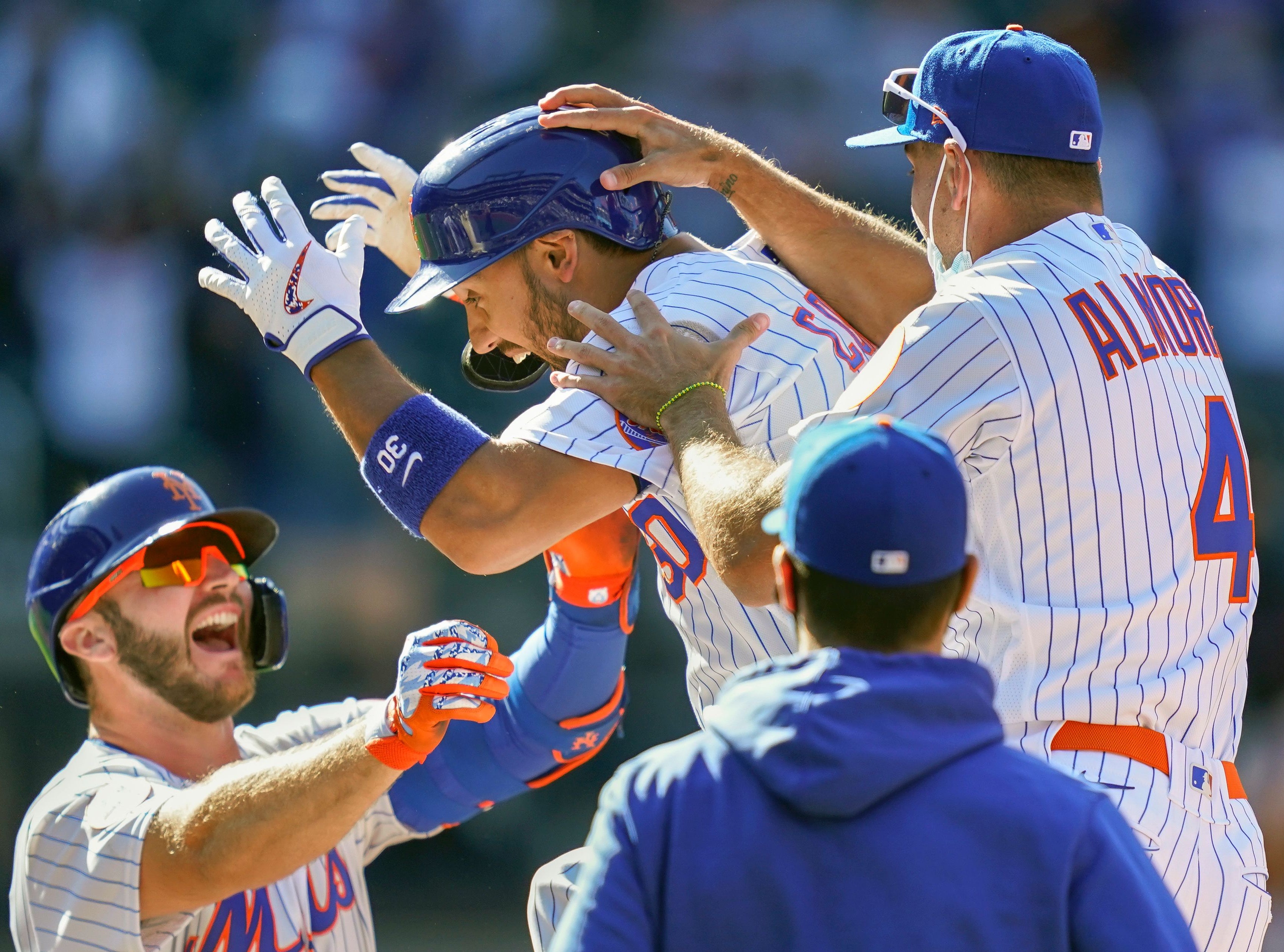 The Mets Walk It Off On The Marlins After Michael Conforto Puts His Life On The Line And Is Hit By A Ruthless Purpose Pitch