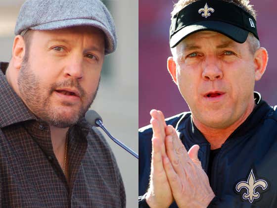 Doppelgänger Kevin James Will Play Sean Payton In An Upcoming Netflix Movie
