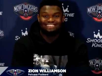 Fire Up The Photoshop Machines Because Zion Is Pretty Much A Knick After He Spoke About How Much He Loves Madison Square Garden