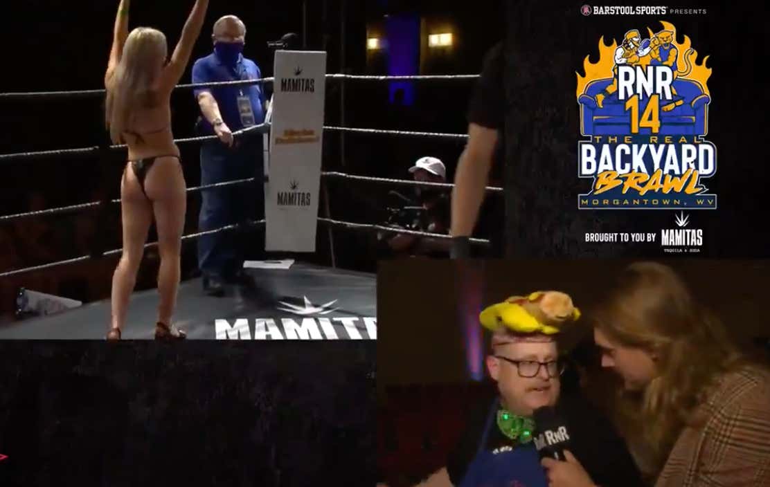 Frank The Tank has been rawdogging with ring girls all night