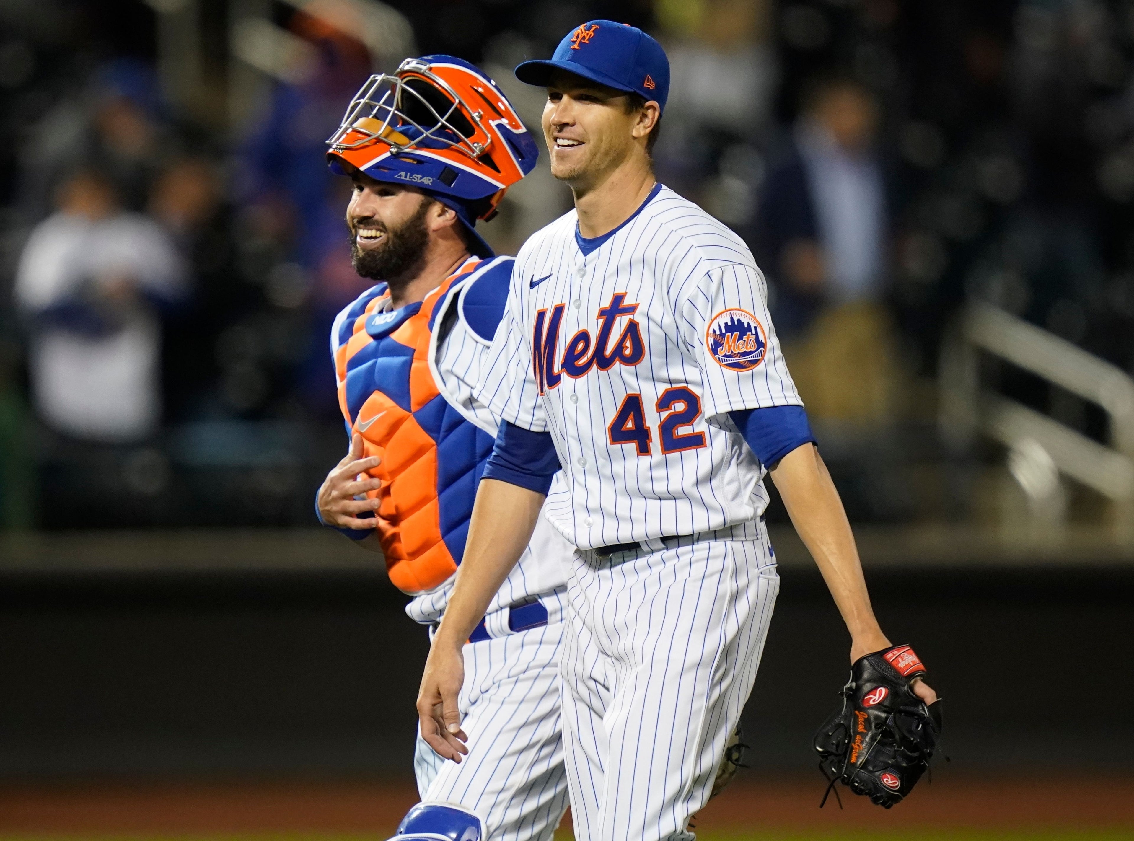 TOTAL DEGROMINATION: Jacob deGrom Struck Out 15 Nats In A Complete Game 2-Hit Shutout Win Where He Lowered His ERA To 0.31 And Knocked In The Game-Winning Run For Good Measure