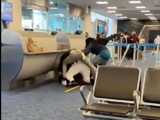 A MASSIVE Brawl Broke Out In The Miami Airport Over Remaining Seats Left On A Flight