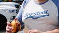 The Vintage Barstool Softball Jersey Combined With A Burger Is Very Easy On The Eyes