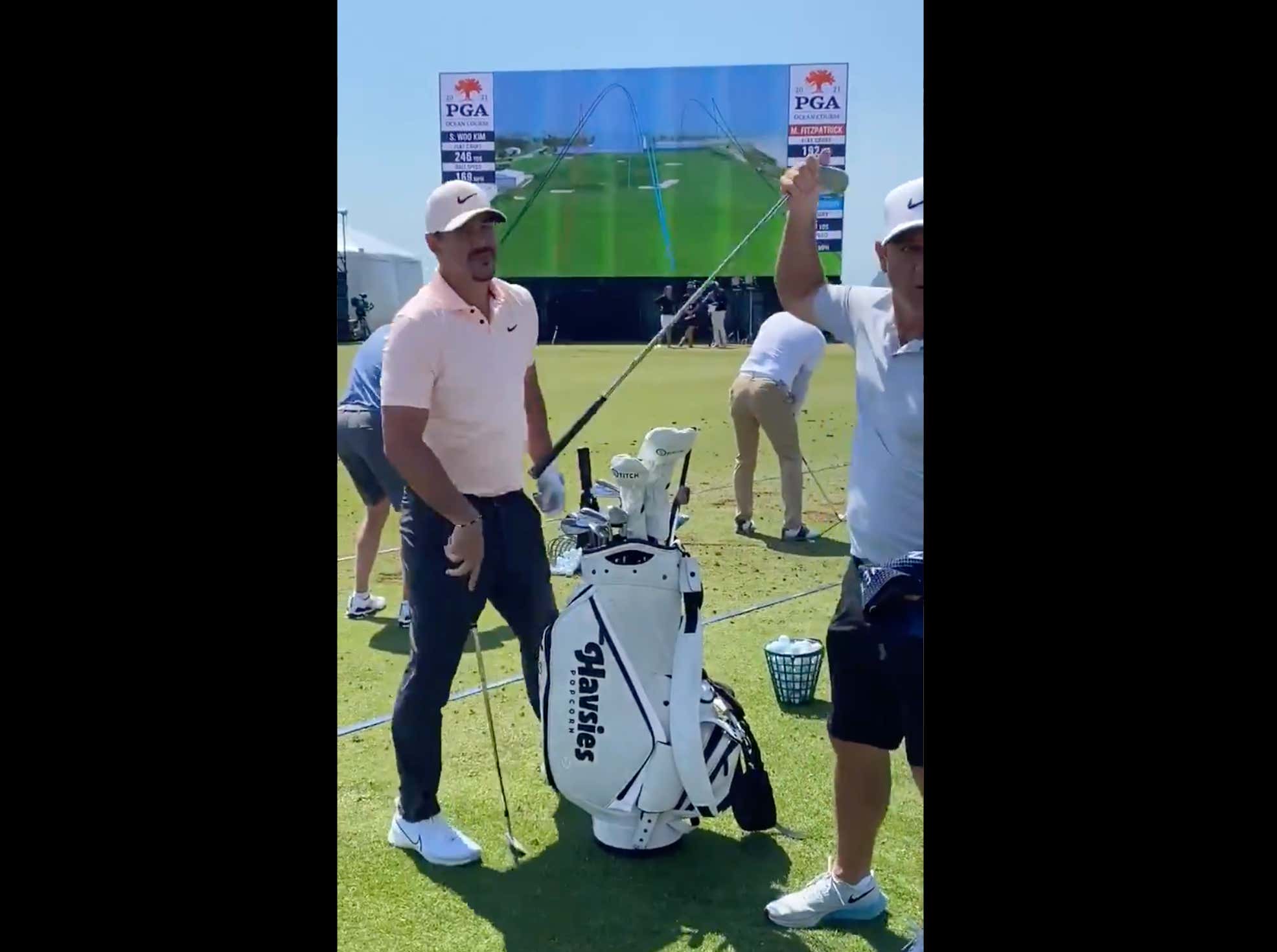 "I Live Inside That Head" Brooks Koepka To Frankie At The PGA