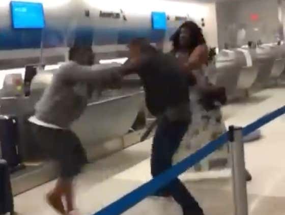 We May Have Our Most Impressive Airport Fight Yet With Two Guys Brawling At The Check-In Counter