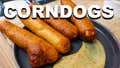 Homemade Corndogs & Honey Mustard