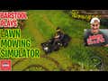 Barstool Sports Employees Get Their Inner Dad On And See Who Can Mow The Best Lawn