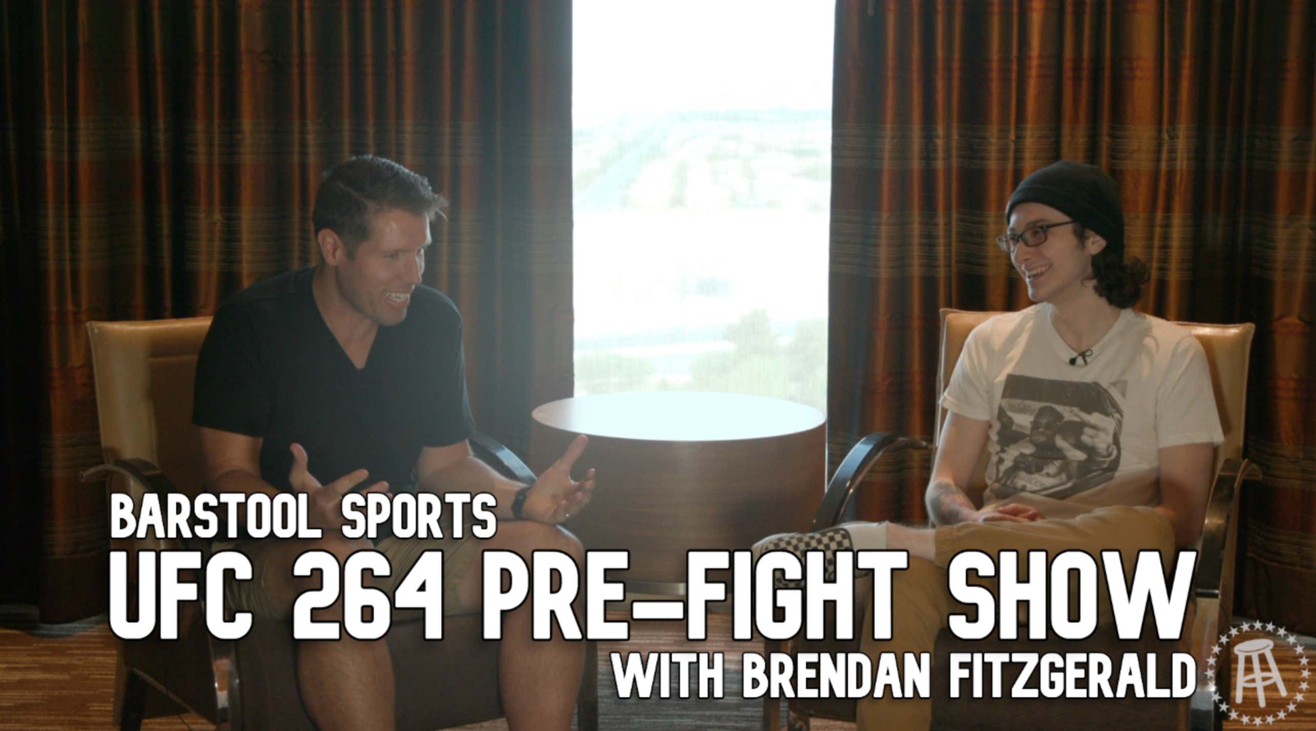 The Barstool Sports UFC 264 Pre-Fight Show Featuring UFC Commentator Brendan Fitzgerald