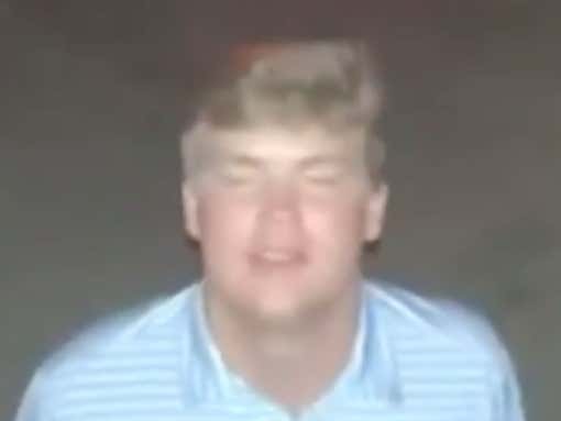 Kid Comes Home Drunk From The Bars And Immediately Starts Talking Shit To His Mother On Their Ring Camera