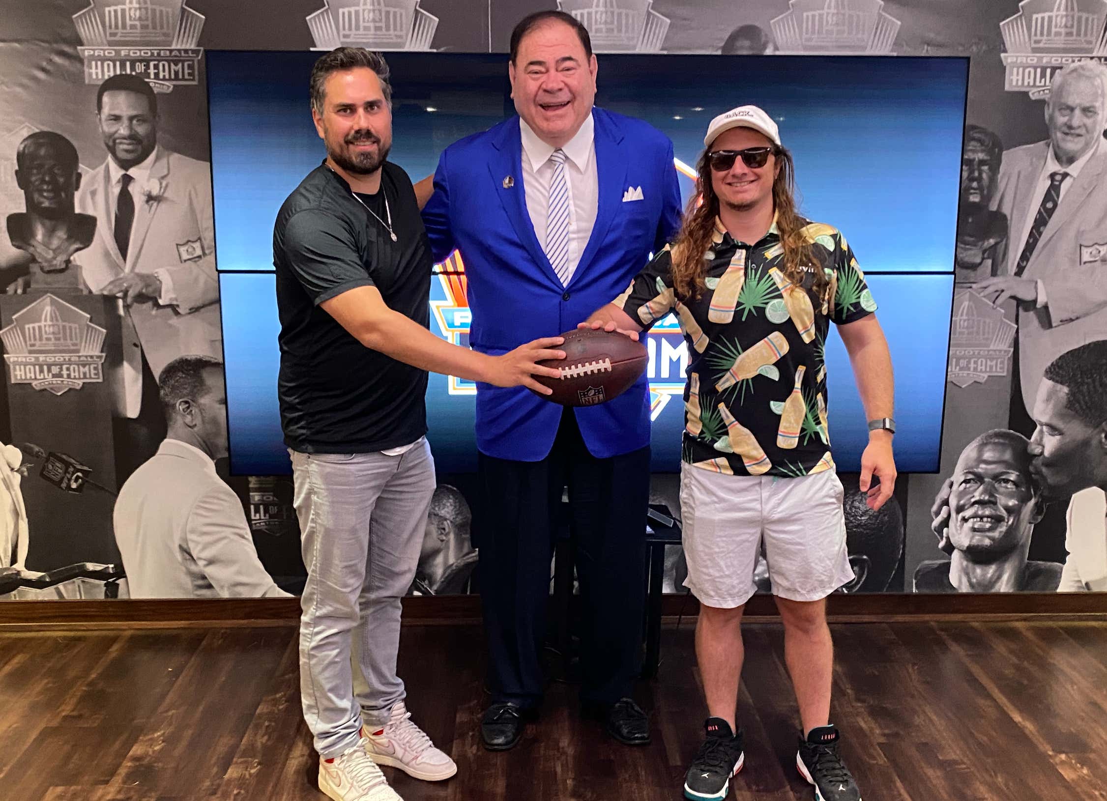 Podcasters Meet Legendary Chair Pardon My Take Grit Week Day 2 Recap