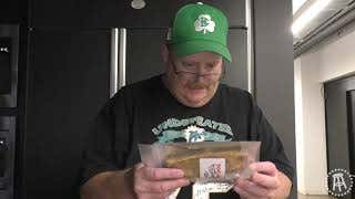 Raw Dogging the Apple Pie Hot Dog