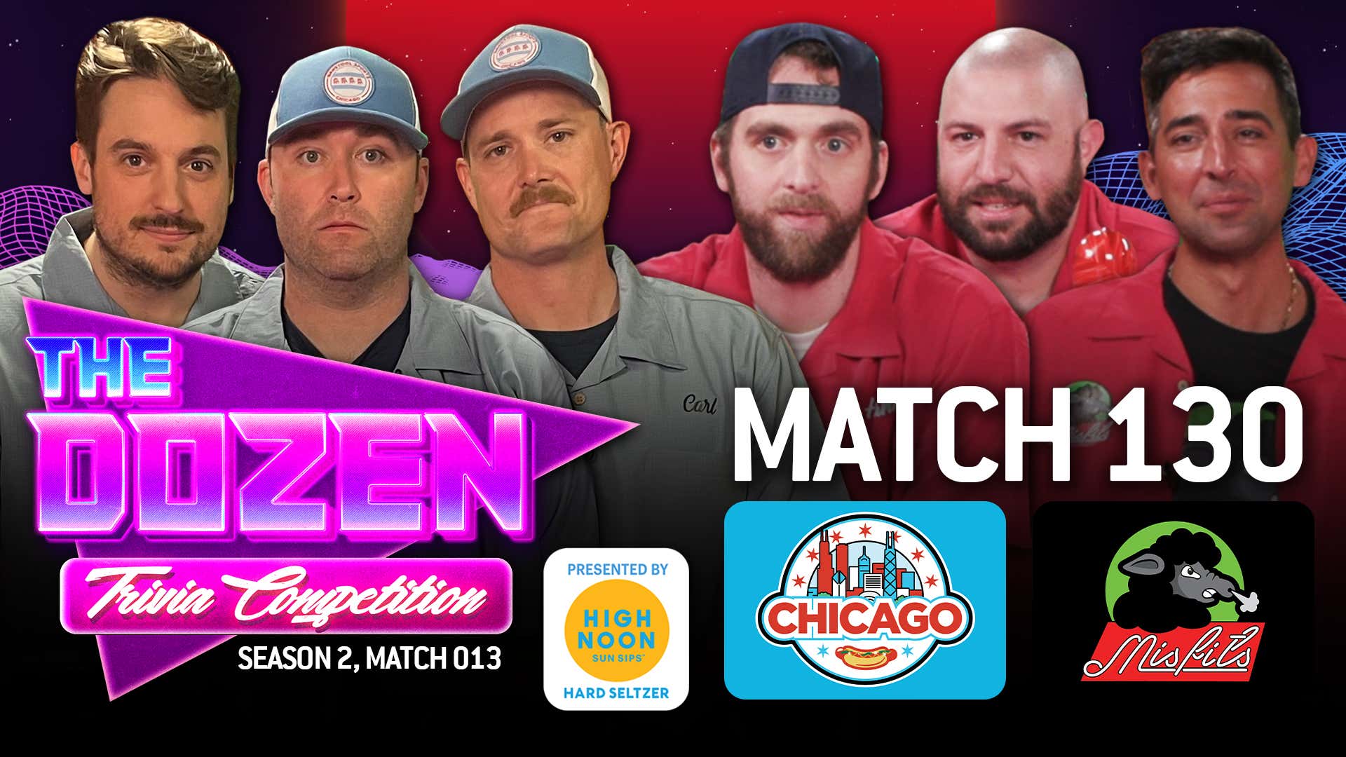 Chicago vs. The Misfits (The Dozen Trivia Competition pres. by High Noon, Match 130) Barstool