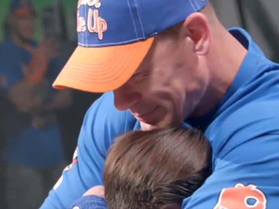 This Video Of A Mother/Son Surprising John Cena After He Unknowingly Inspired Them Is An All Time Tear-Jerker