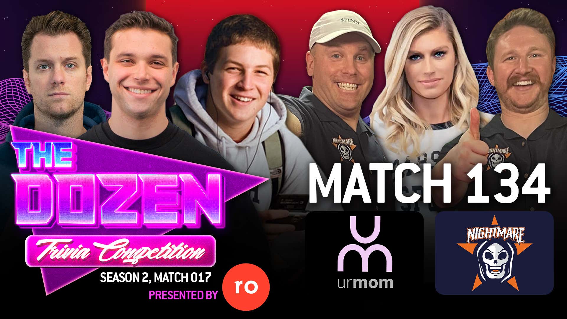 urMom vs. Nightmare (The Dozen Trivia Competition pres. by Roman, Match 134) Barstool Sports