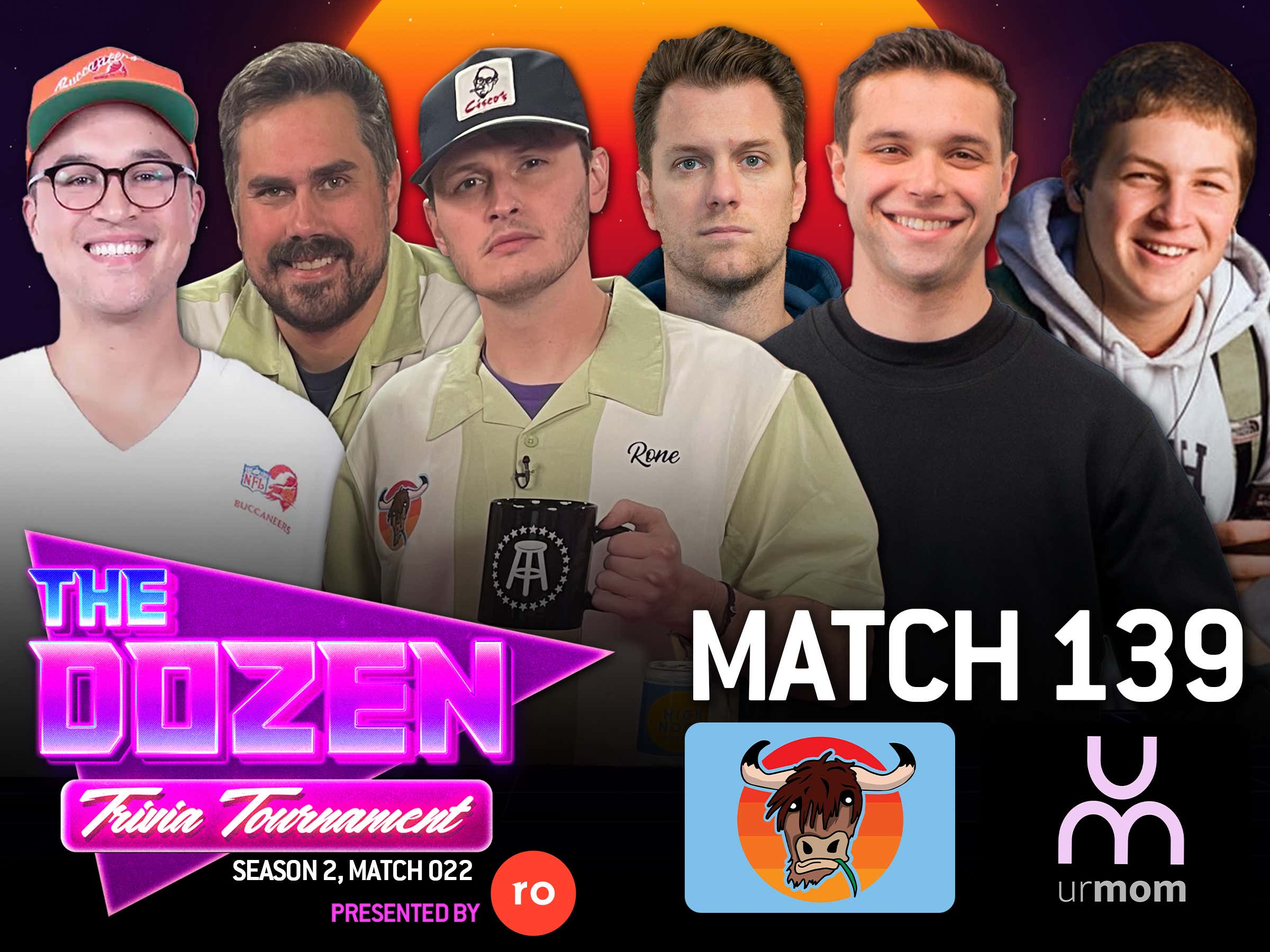 The Yak vs. urMom (The Dozen Trivia Competition pres. by Roman, Match 139) Barstool Sports