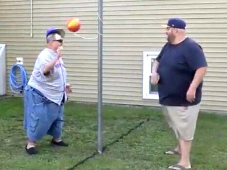 Unit Division Tetherball Championship Frank the Tank vs. Coach Duggs