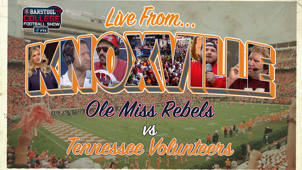 Barstool College Football Show Presented By FTX Week 7 LIVE From Knoxville TN Barstool Sports