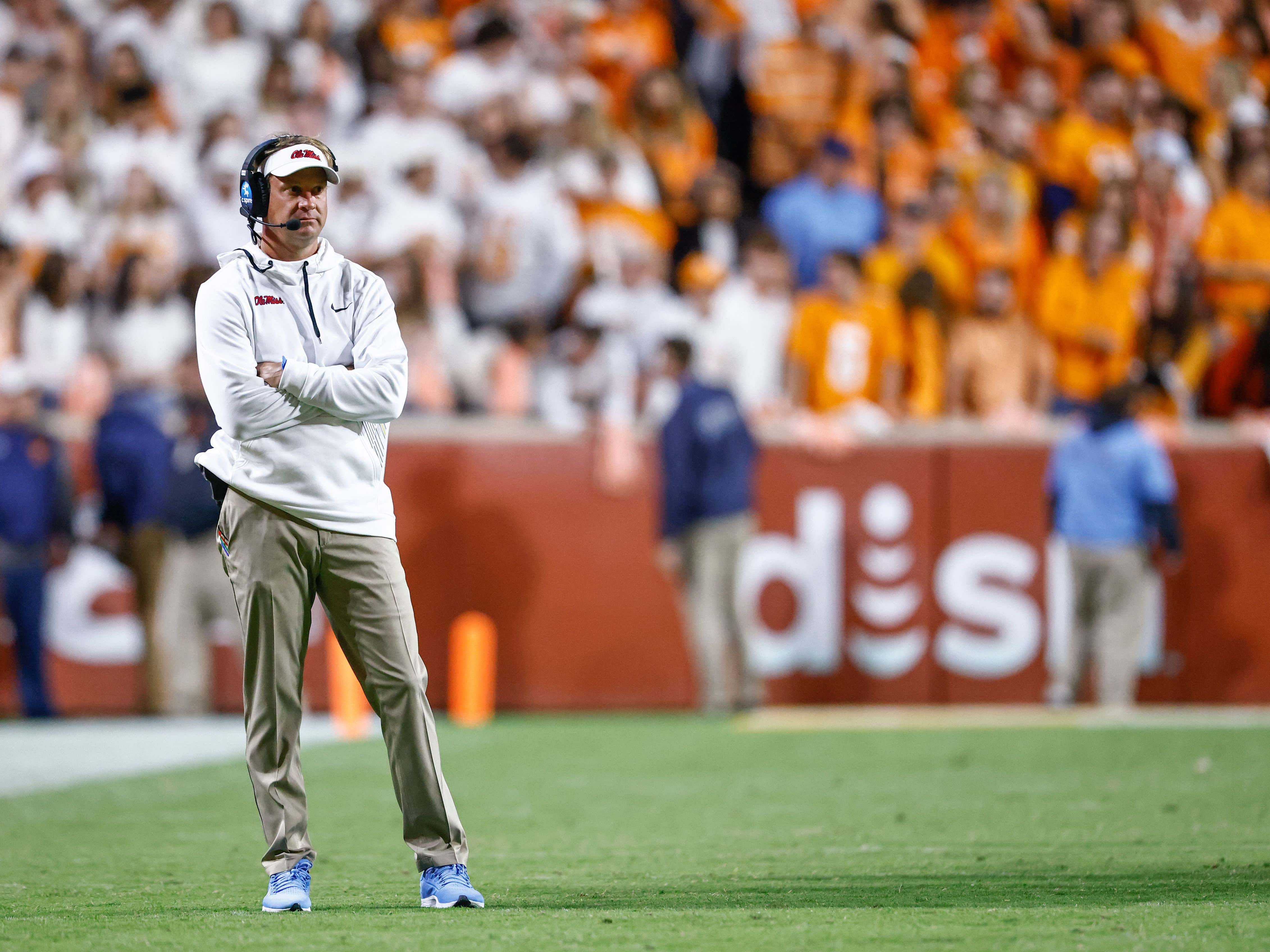 Lane Kiffin Barely Made It Out Of Neyland Alive Barstool Sports