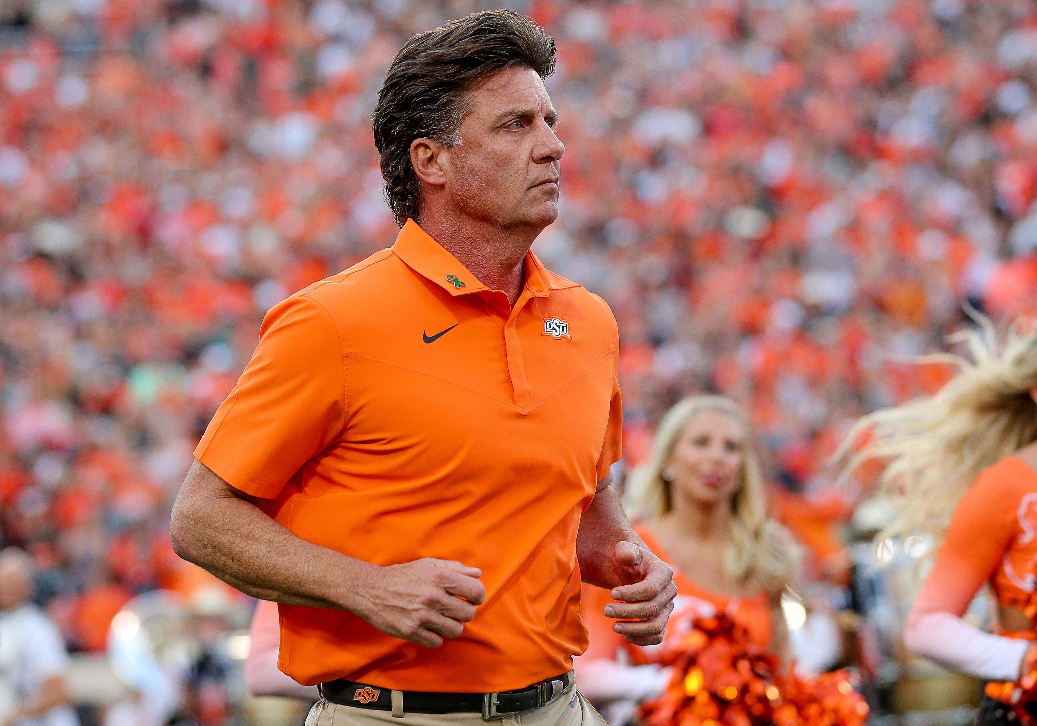 Mike Gundy Says He'll Coach Forever Because He Doesn't Really Have To Do Anything
