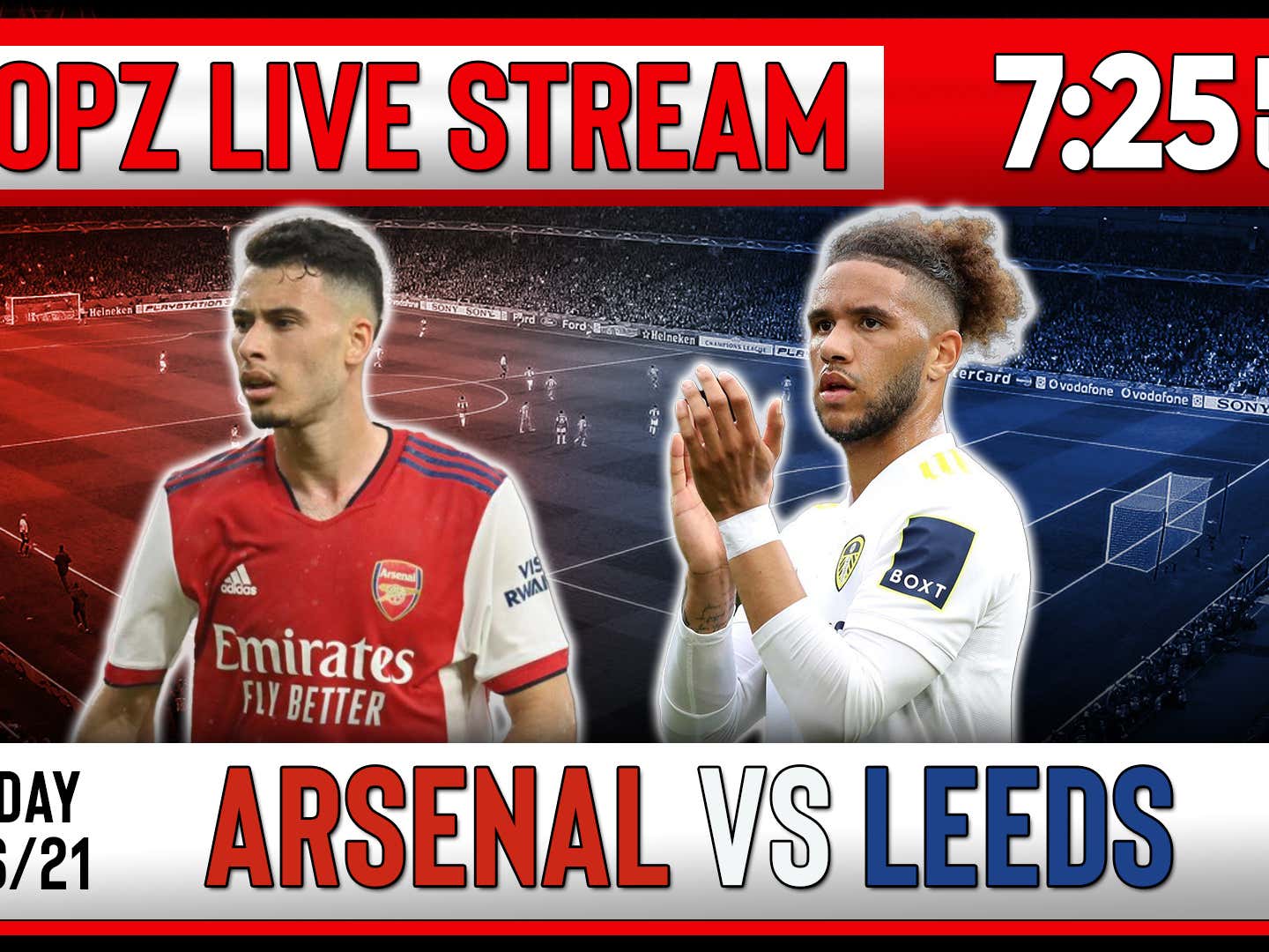 ARSENAL VS LEEDS LIVE WATCHALONG W/ TROOPZ AND ZAH Barstool Sports