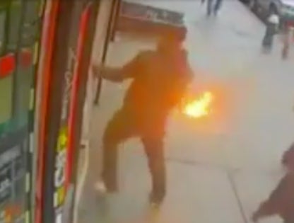 WILD Video Of A Guy Whipping A Molotov Cocktail Into A Brooklyn Deli After Getting Into An Argument With The Clerk