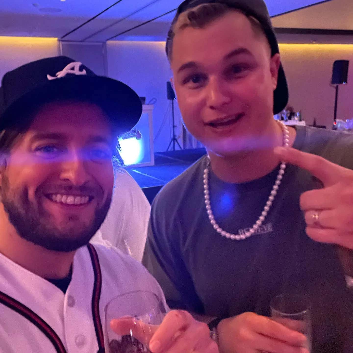 Barstool Sports on X: The INSANE Story of One Braves Fan Who Went to All  Six World Series Games and Somehow Got Into the Team Victory Party    / X