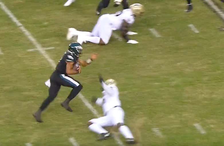 Jalen Hurts Better Have Some Good Insurance Because He's Going To Have To Pay For Carl Granderson's Ankle Replacement Surgery