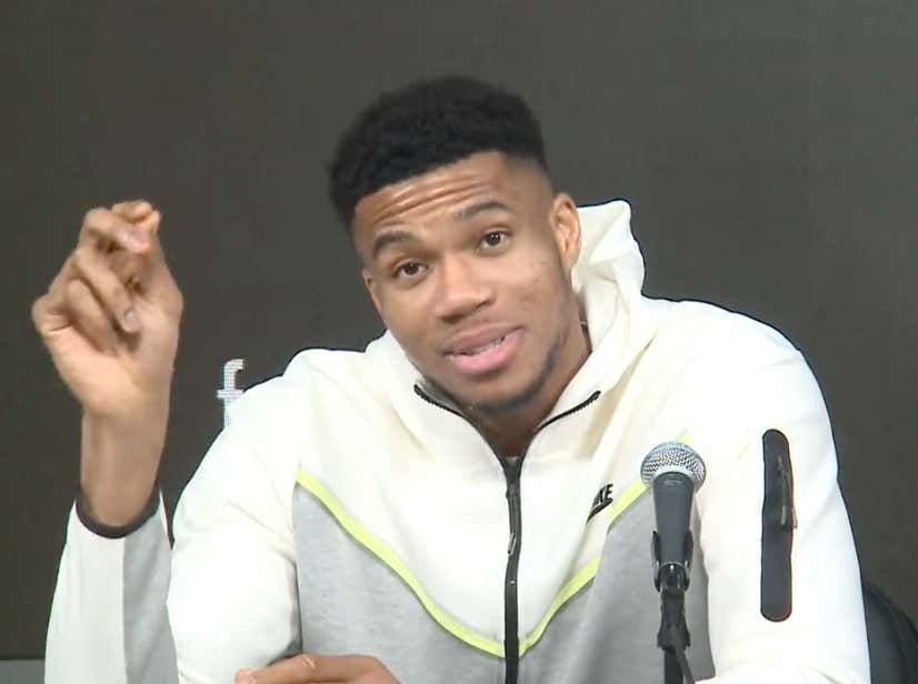 Giannis Professing His Love For Oreos And Milk For 2 Solid Minutes Is About As Pure As It Gets