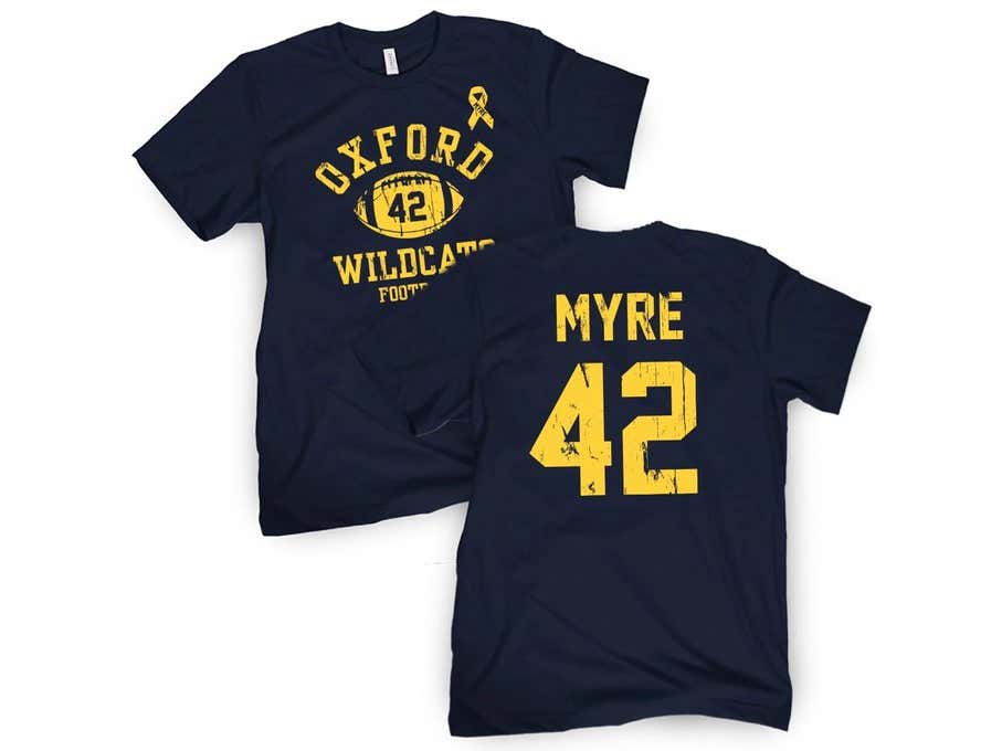 TShirts for the Tate Myre Memorial Scholarship Fund Are Available Now