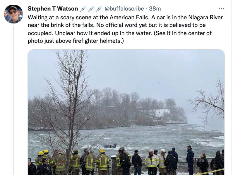 Incredibly Courageous Rescue Effort After Car Plunges Into River Near