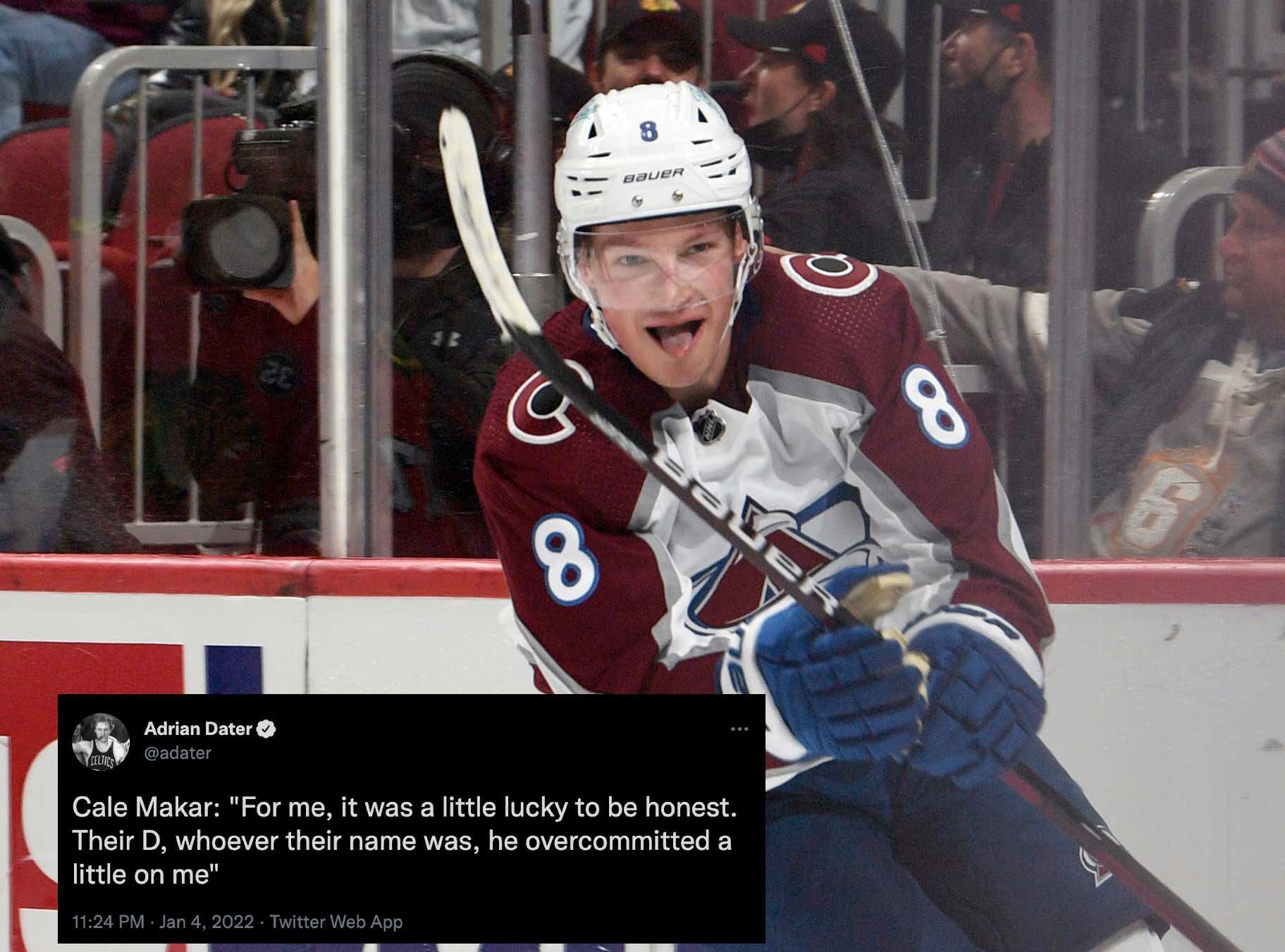 If Cale Makar Didn't End Kirby Dach With That Goal Last Night, This