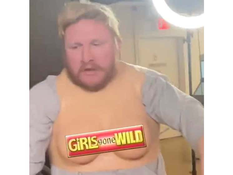 I Got My Head Stuck in Fake Boobs Today