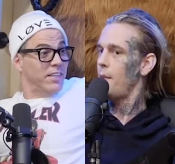 Super Uncomfortable Moment When Aaron Carter Starts Talking About His OnlyFans On Steve-O's Wild Ride