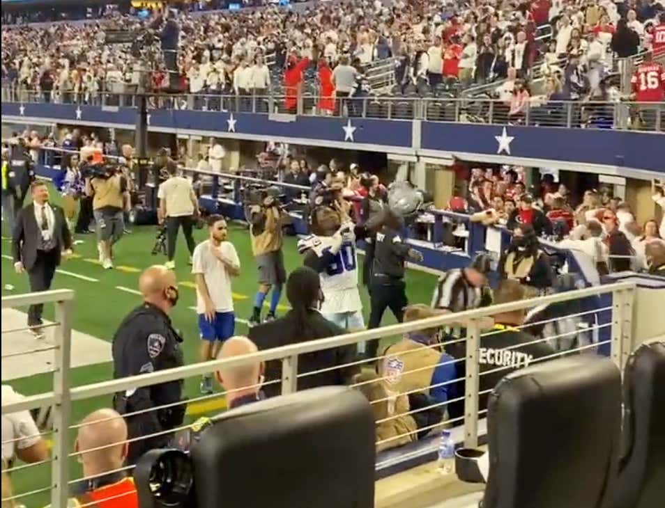 "Credit To Them Then": Dak Prescott Praises Dallas Fans For Launch An Aerial Attack Of Trash On The Refs, Must Be An Undercover Philly Fan