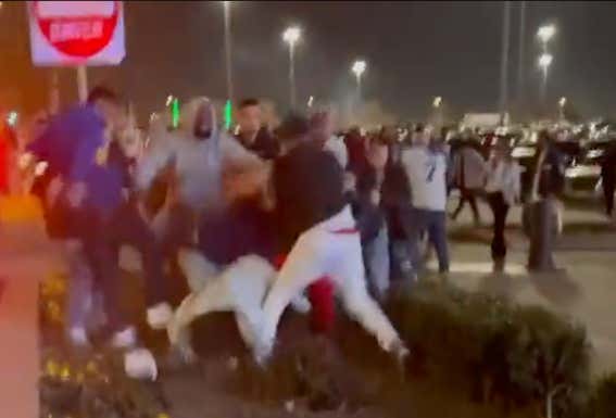 Cowboys Fans Went From Throwing Bottles And Fighting In The Stadium To Beating The Shit Out Of Each Other Outside The Stadium