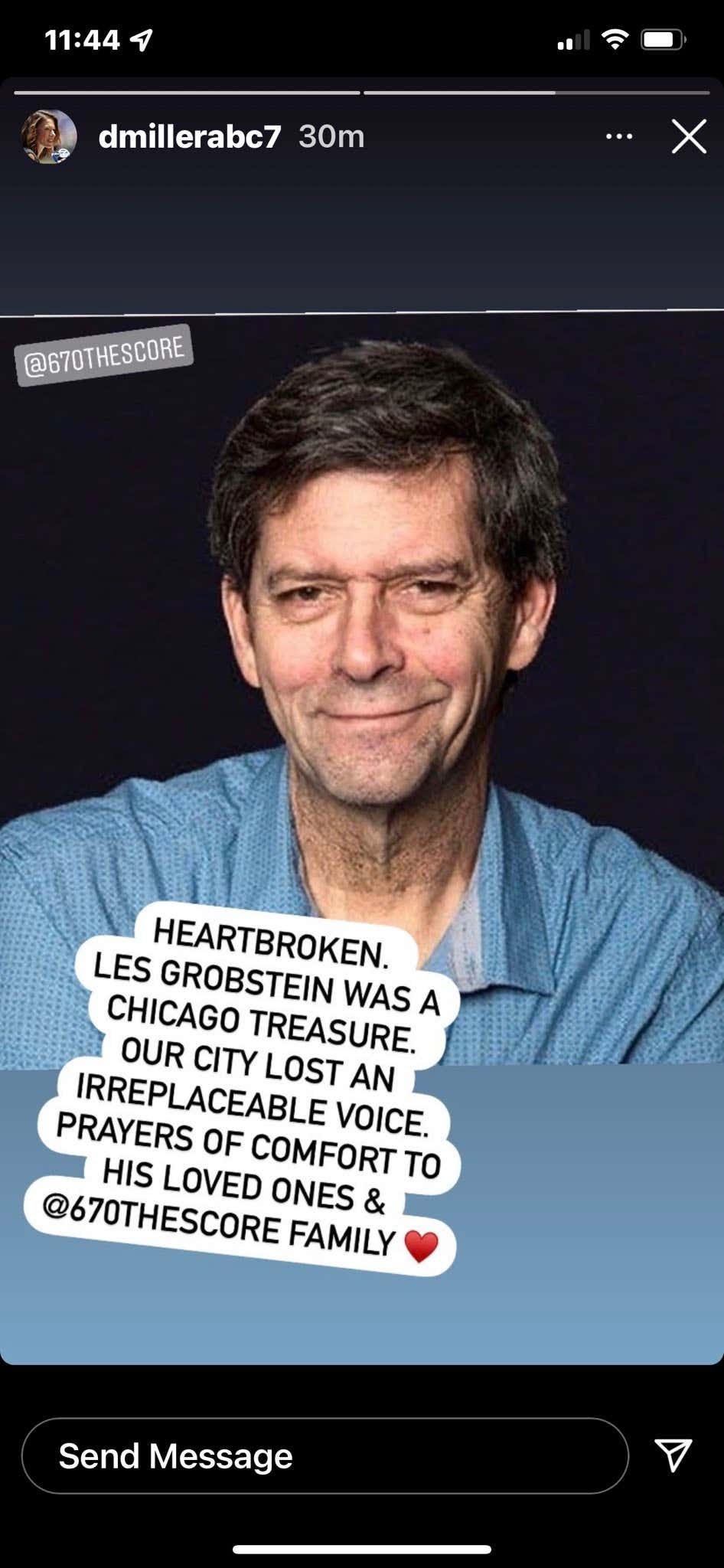 R.I.P. To Chicago Sports Media Legend, Les Grobstein